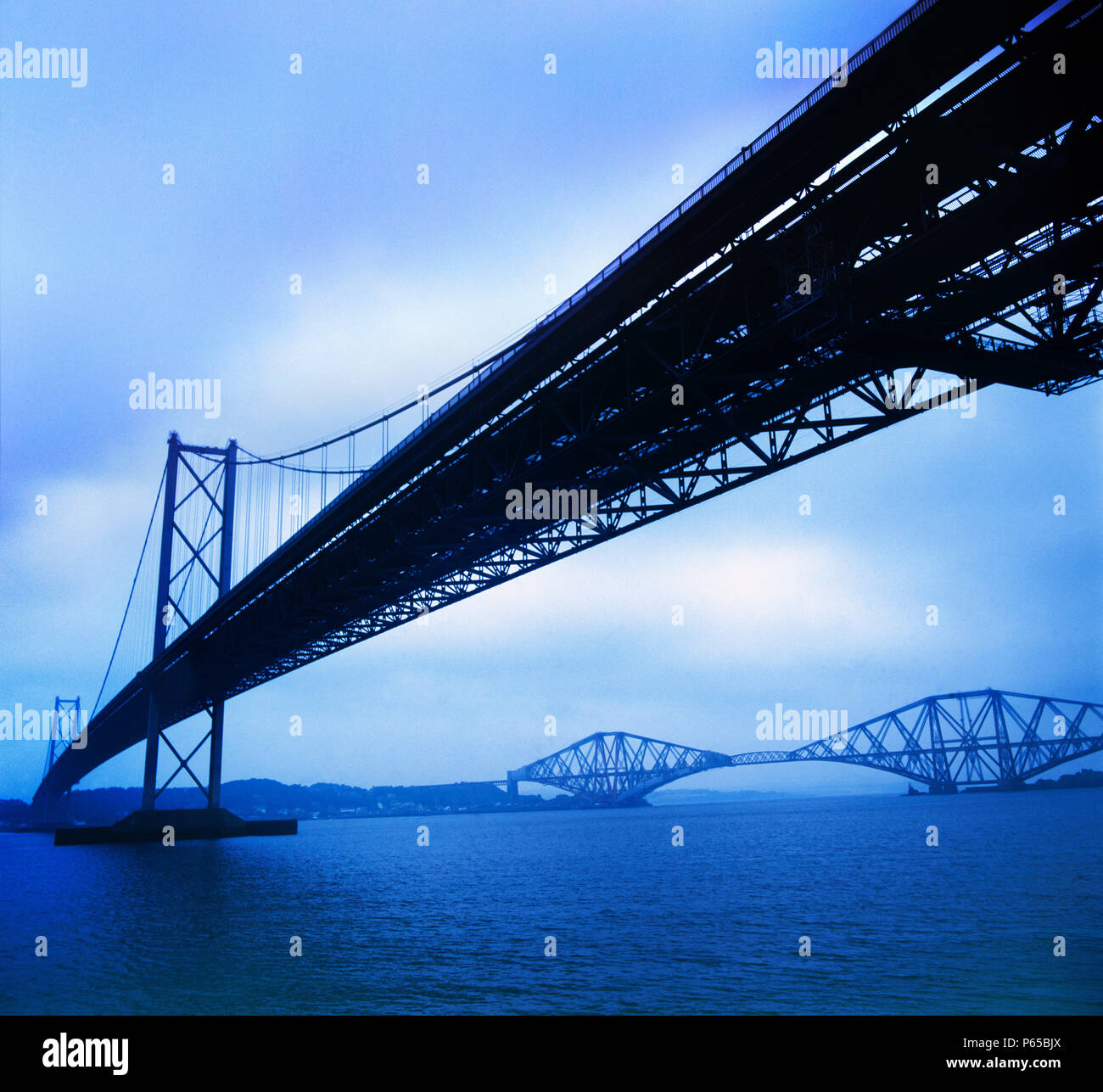 Forth Road suspension bridge. Designed by consulting engineers, Mott