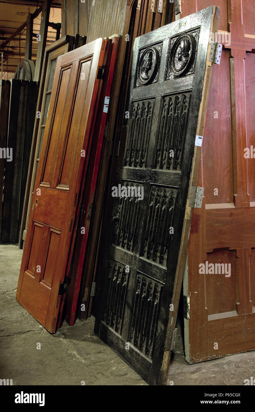 Doors In Salvage Yard Stock Photo 210331994 Alamy
