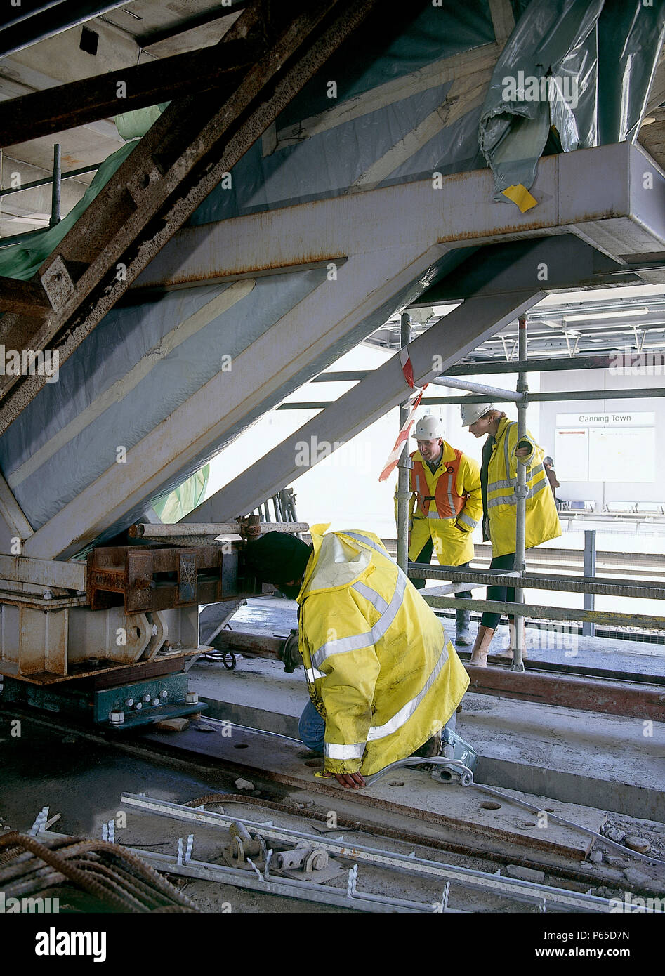 Canning Town London Underground station. London, United Kingdom Stock