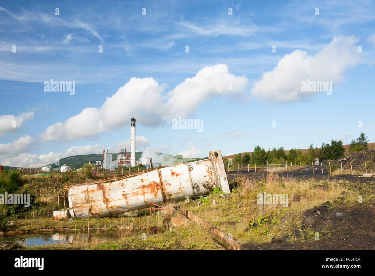 Fife power station a gas turbine power plant on the site of the former