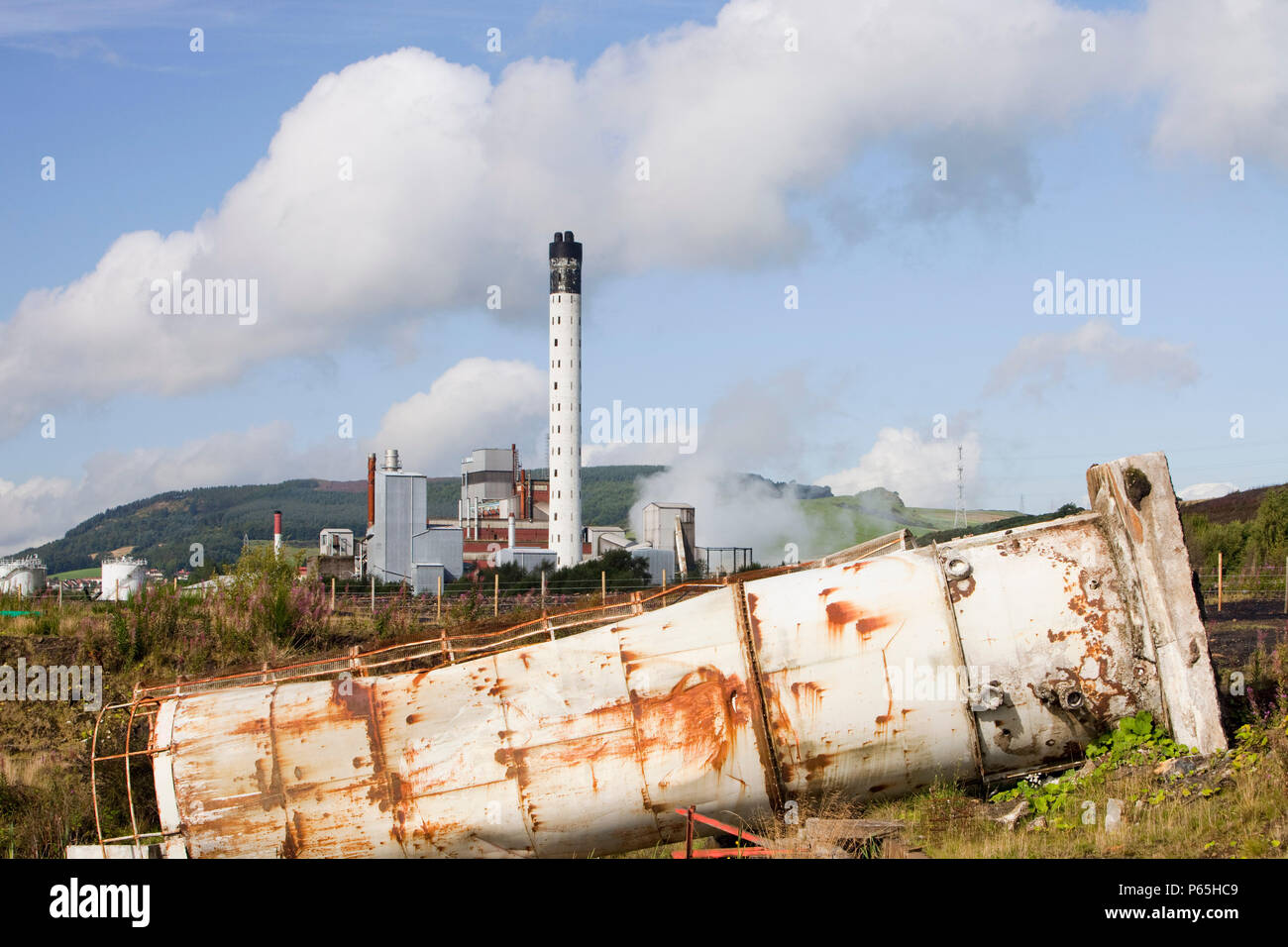 Fife power station a gas turbine power plant on the site of the former