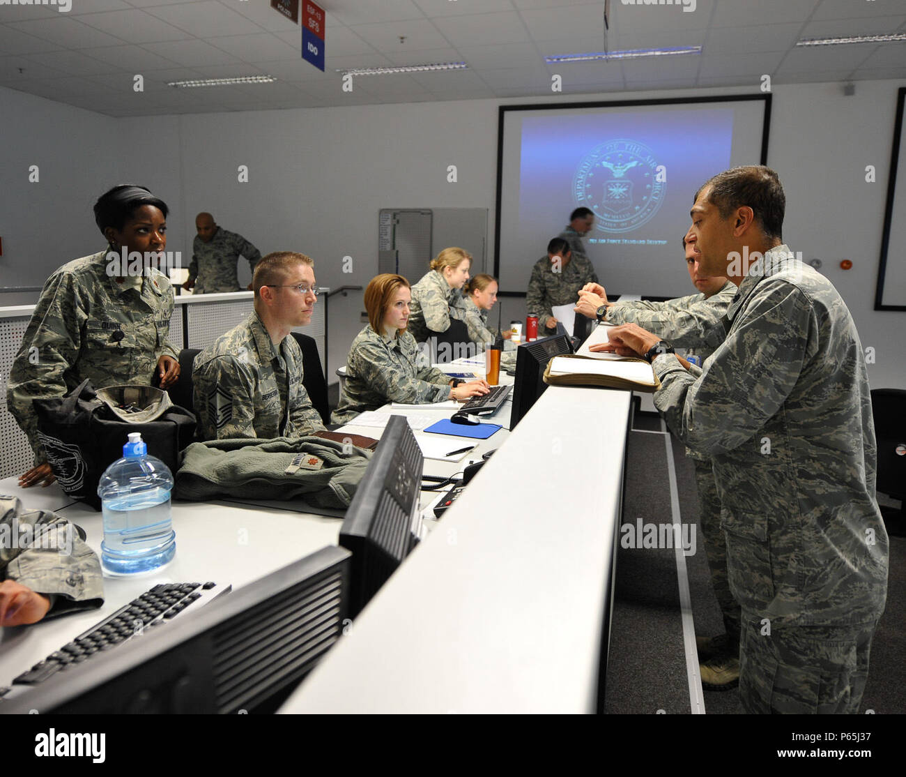 Lt. Col. Paul Silas, Ramstein’s Emergency Operations Center director