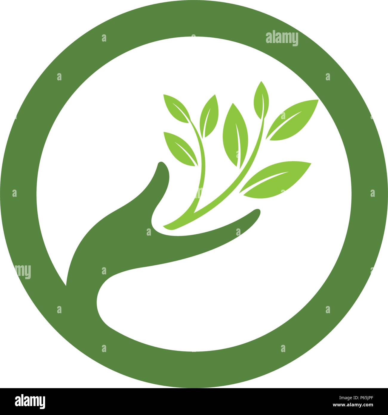 Logos of green Tree leaf ecology nature element vector Stock Vector ...