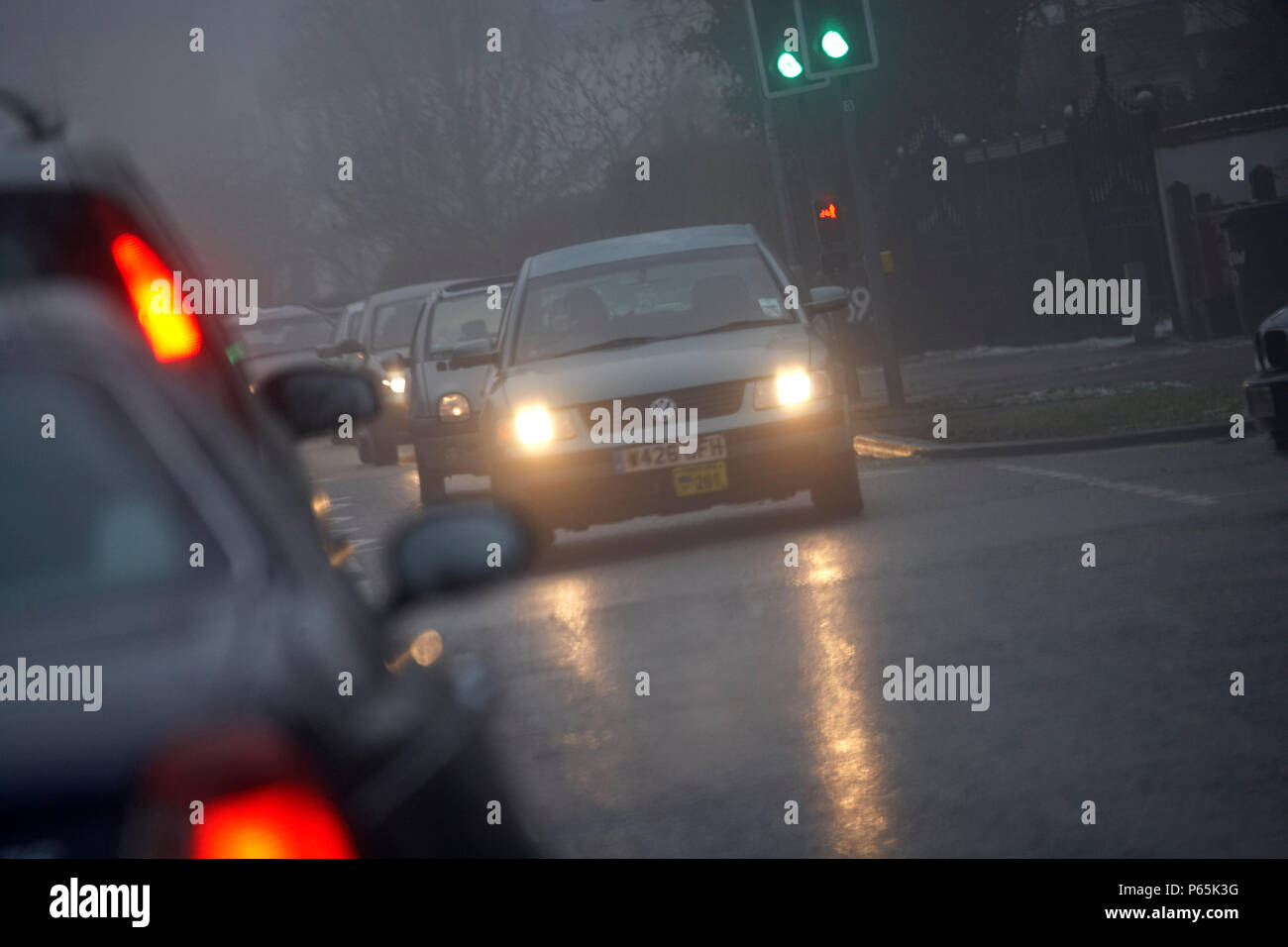 Green low visibility hi-res stock photography and images - Alamy
