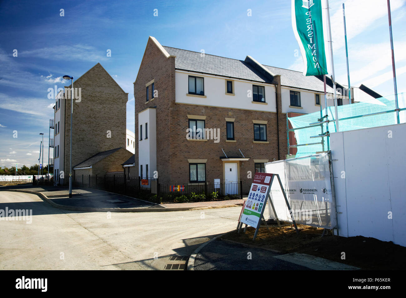 New housing development, Cambridge, England, UK Stock Photo Alamy