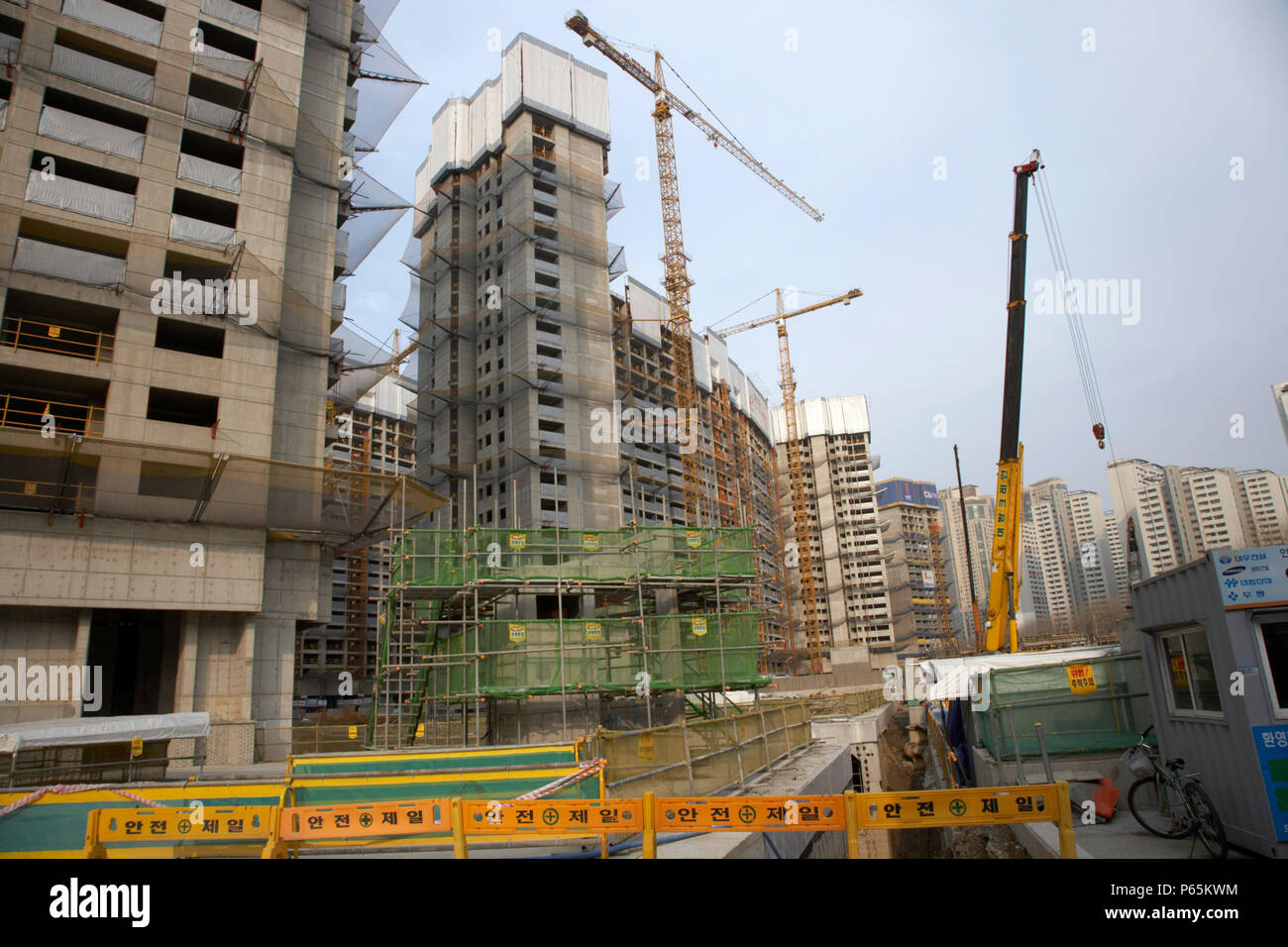 Construction Site, Seoul, South Korea Stock Photo Alamy