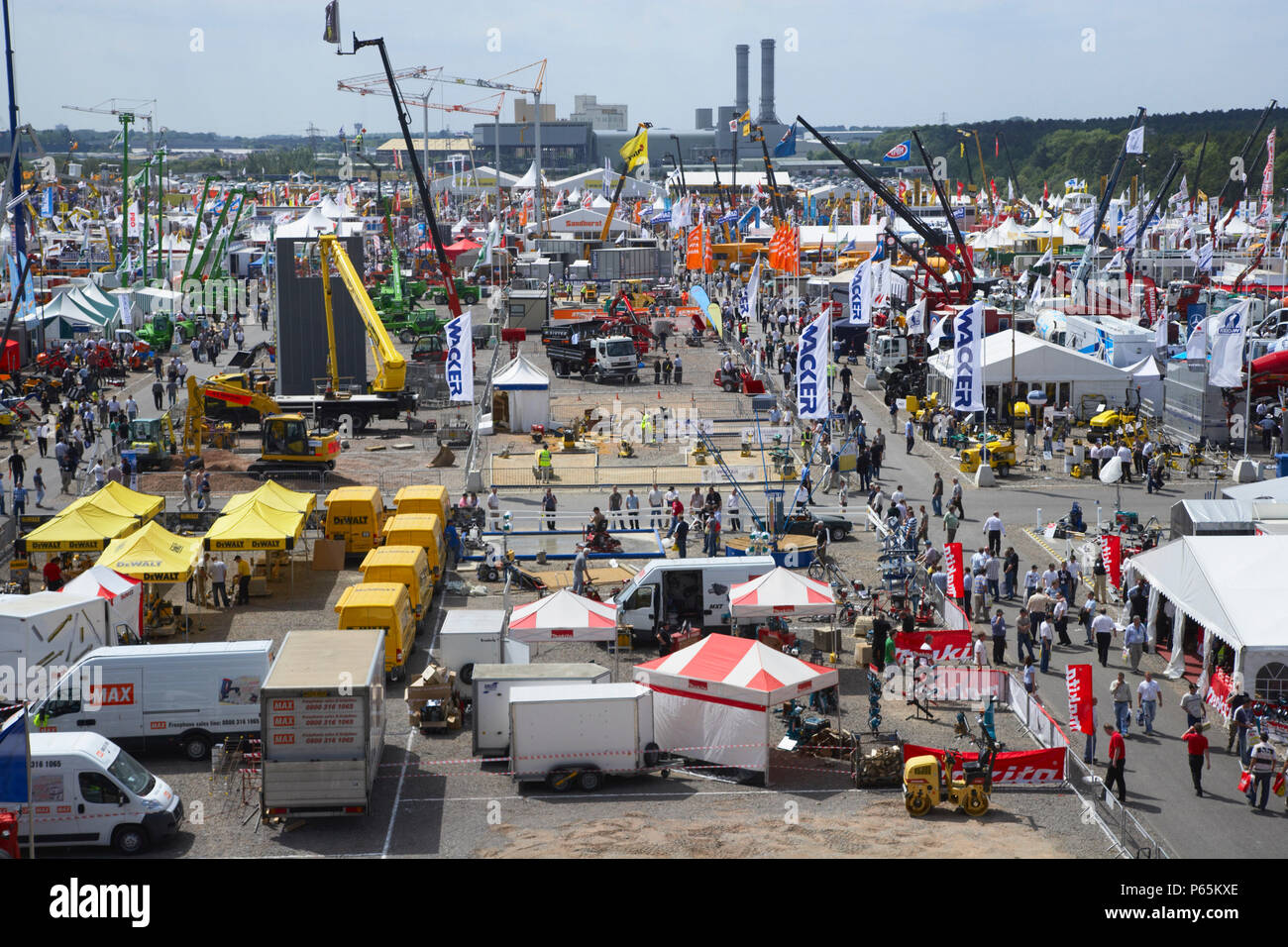 Construction Industry Trade Show, UK Stock Photo Alamy