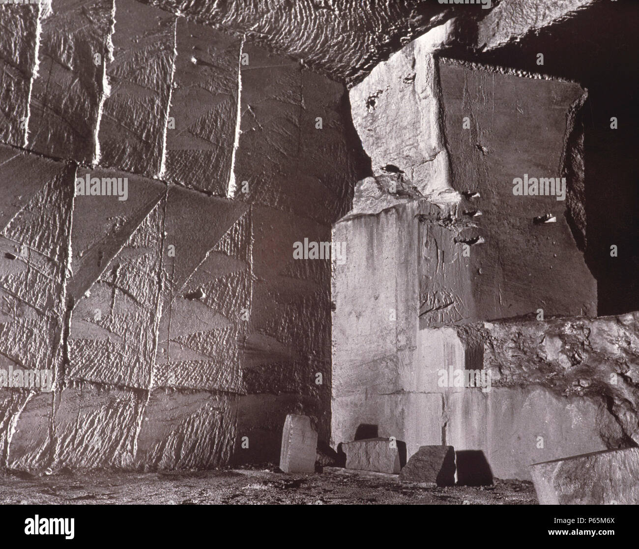 Ancient quarry, Angouleme, France Stock Photo