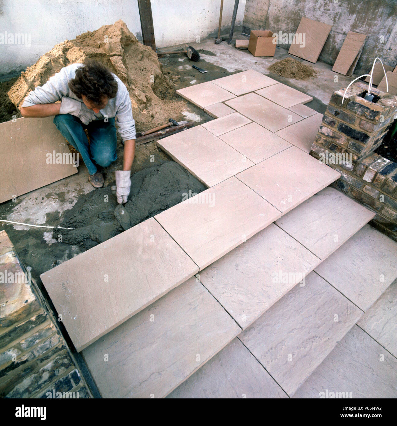 laying slabs