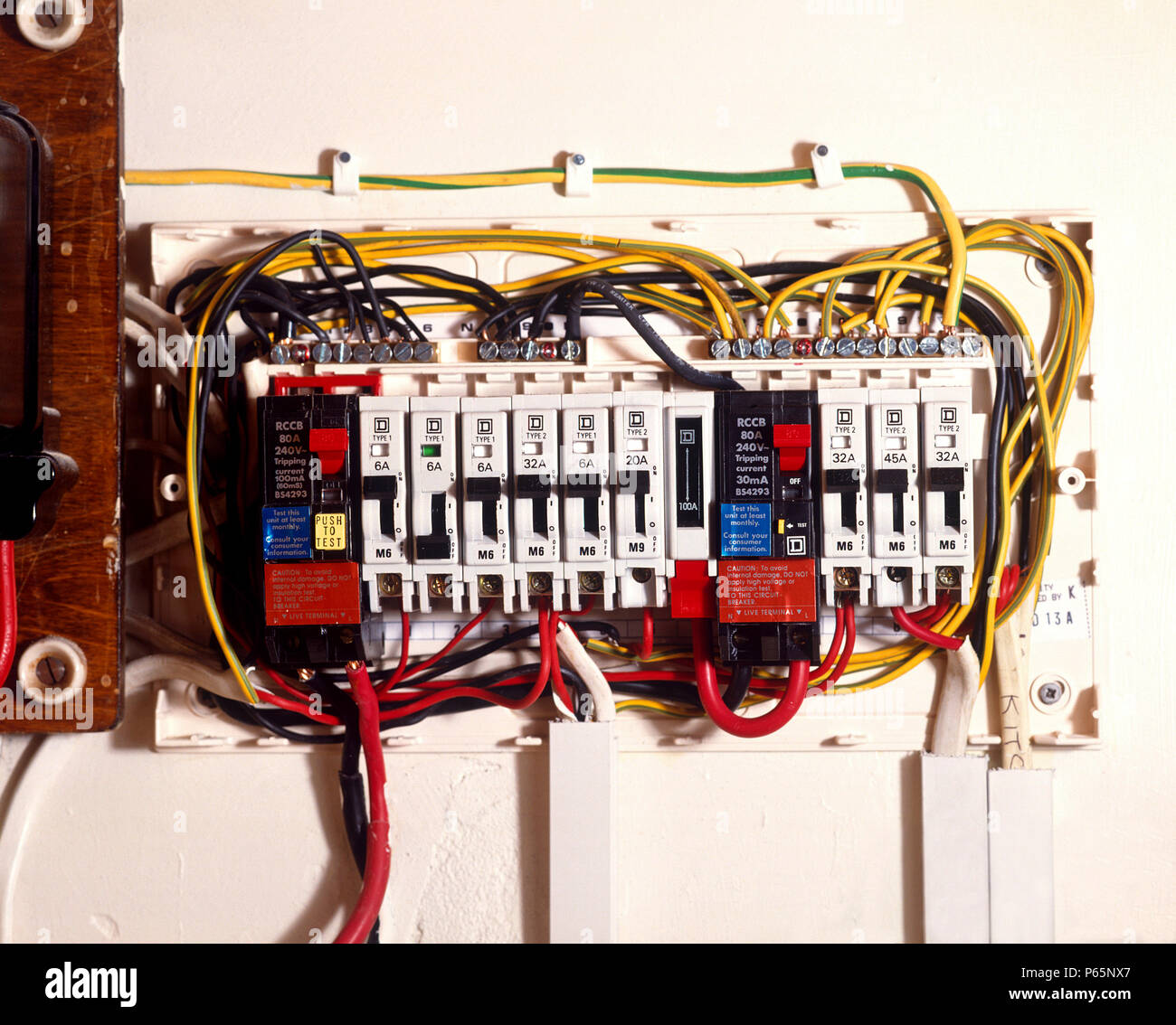 Old fuse box Stock Photo - Alamy