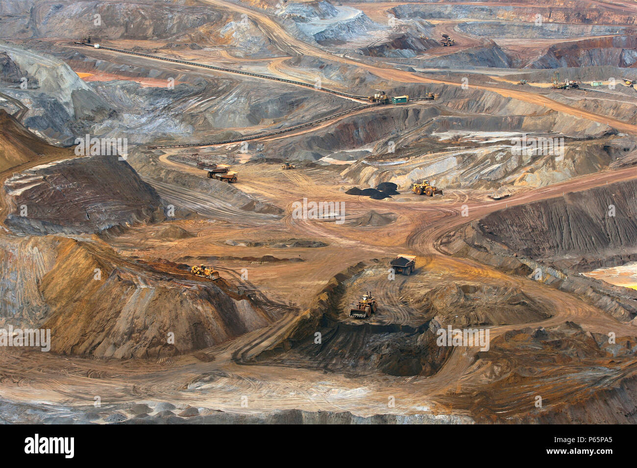 Iron Ore Production, Vale Mining (Northern System), State of Minas Gerais,  Brazil Stock Photo - Alamy