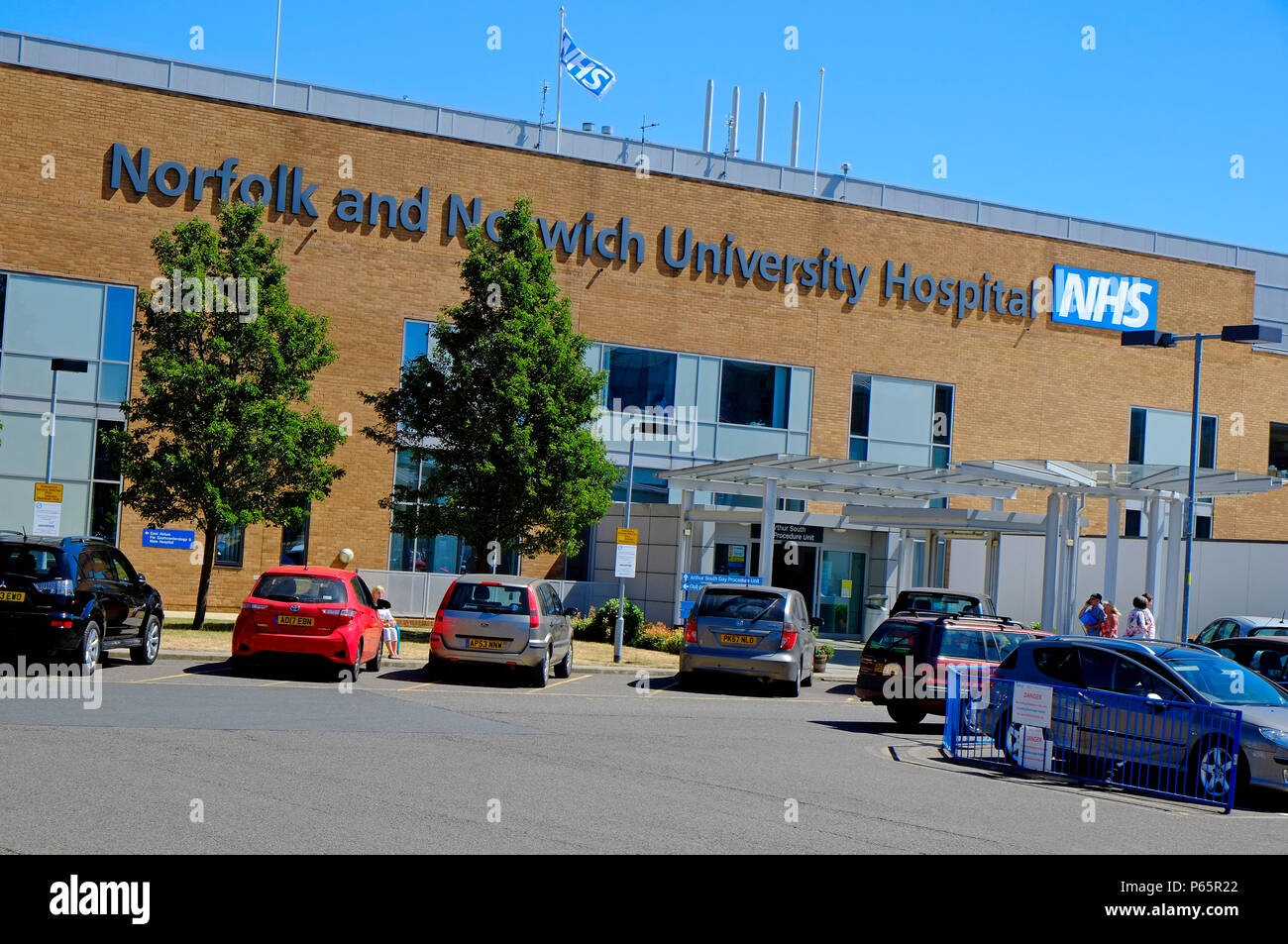 norfolk and norwich university hospital, nhs, national health service, england Stock Photo