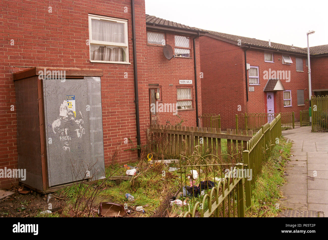 Cardroom estate, Ancoats, Manchester. Renamed New Islington in 2002