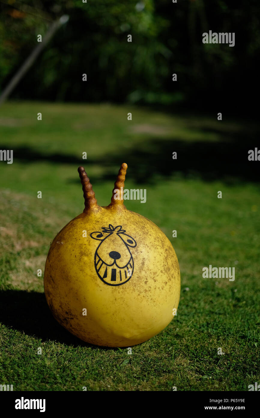 An old space hopper toy Stock Photo