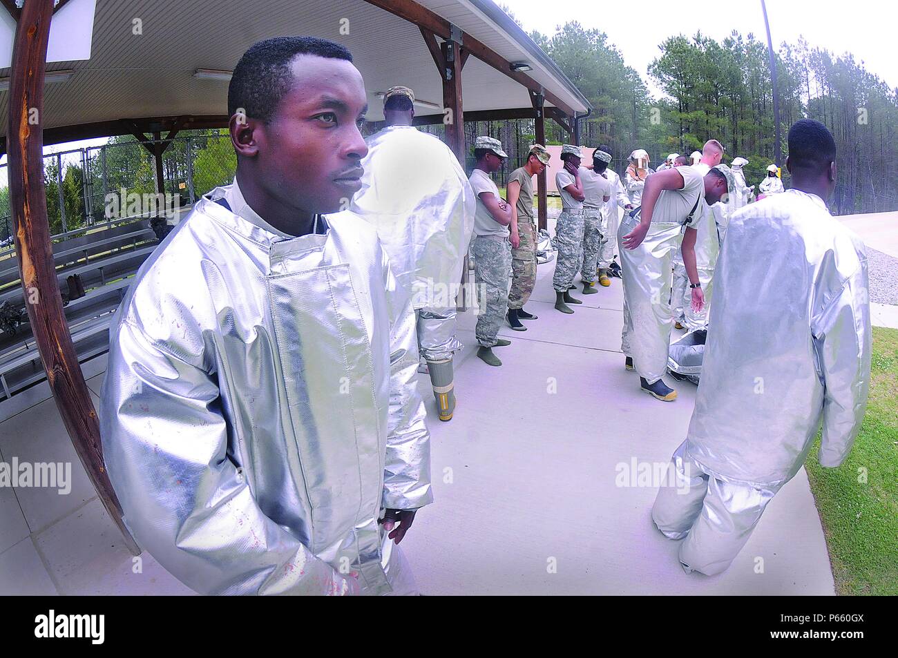 Pvt. William Manso, Uniform Company, 262nd Quartermaster Battalion