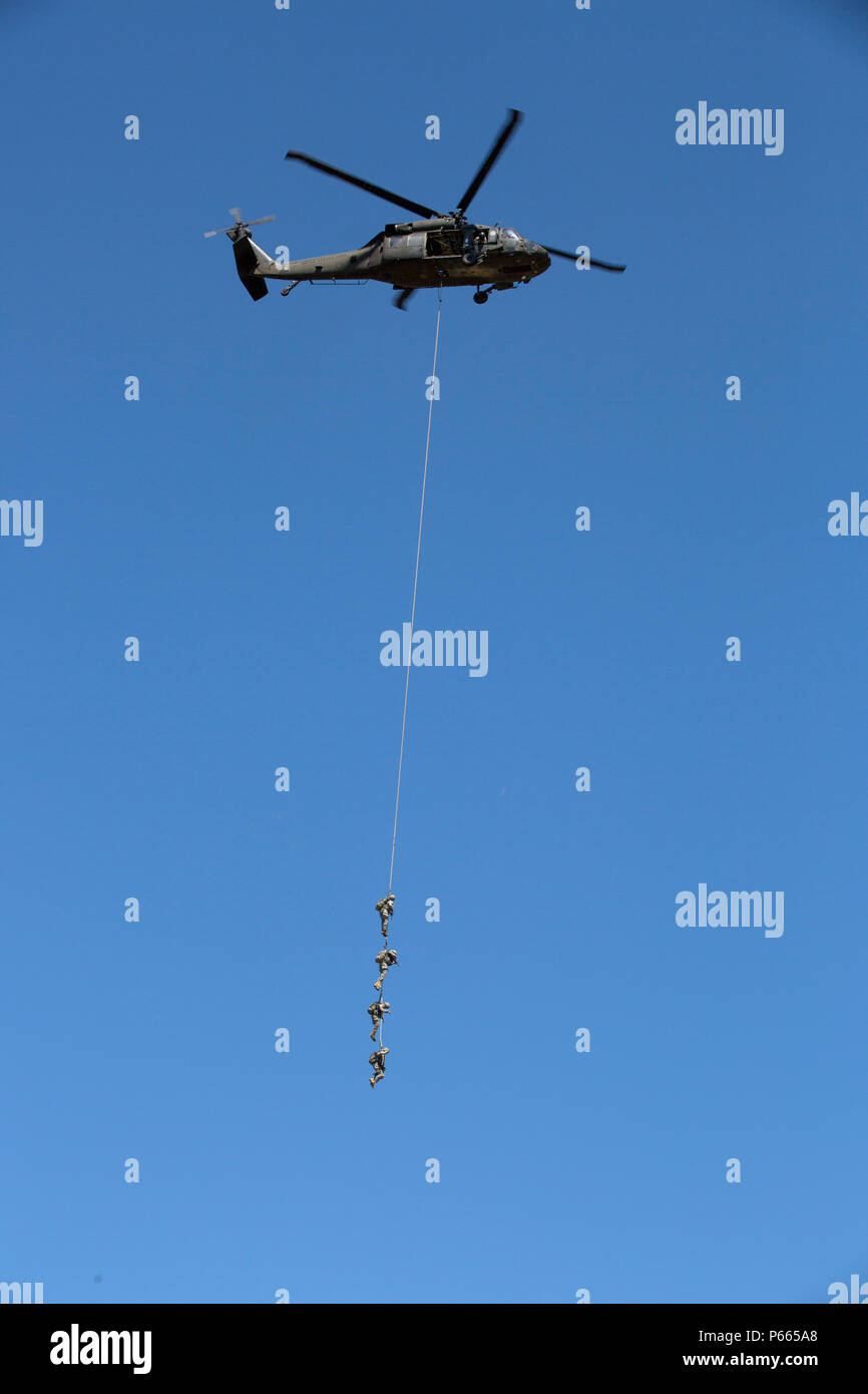 U.S. Army Rangers from the 6th Ranger Training Battalion performed a ...