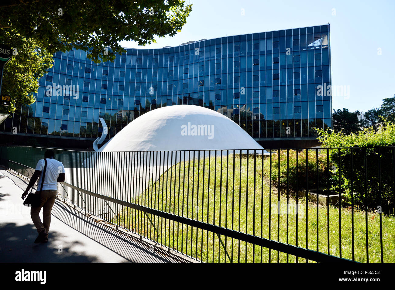 French Communist Party (PCF) headquarters - Paris - France Stock Photo