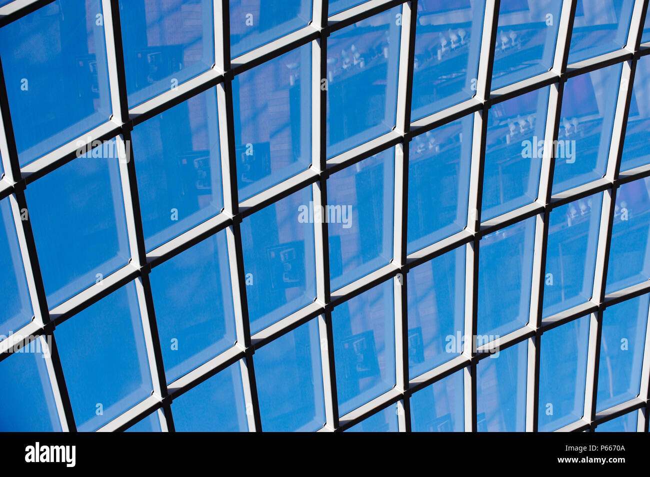 Cabot Circus Shopping Centre roof, Bristol, UK, 2008 Stock Photo