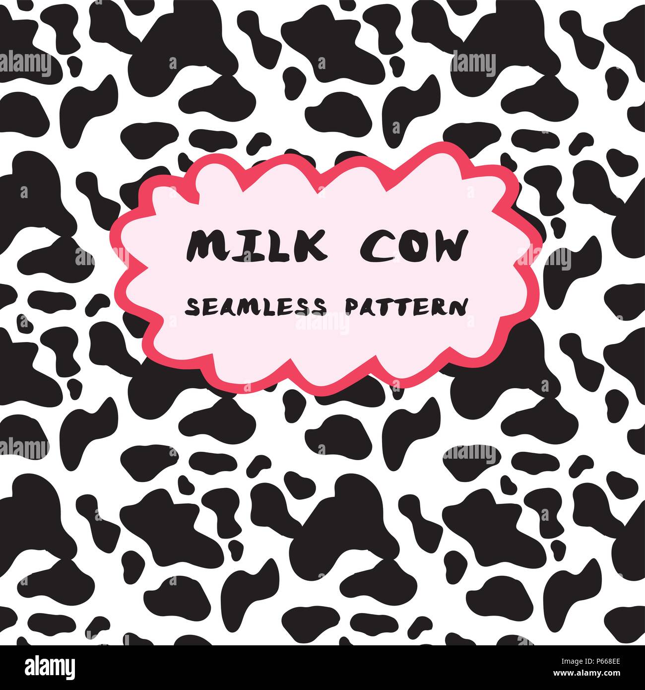 Cow Text Pattern Cow texture hi-res stock photography and images - Alamy
