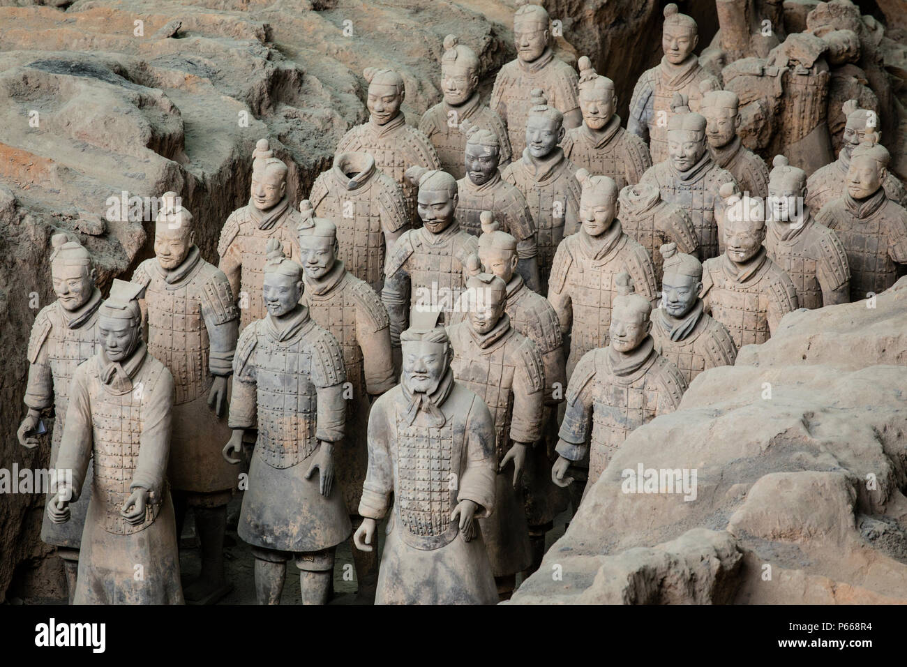 Lintong, Xi'an, Shaanxi/China- October 15 2014: China's famous ...