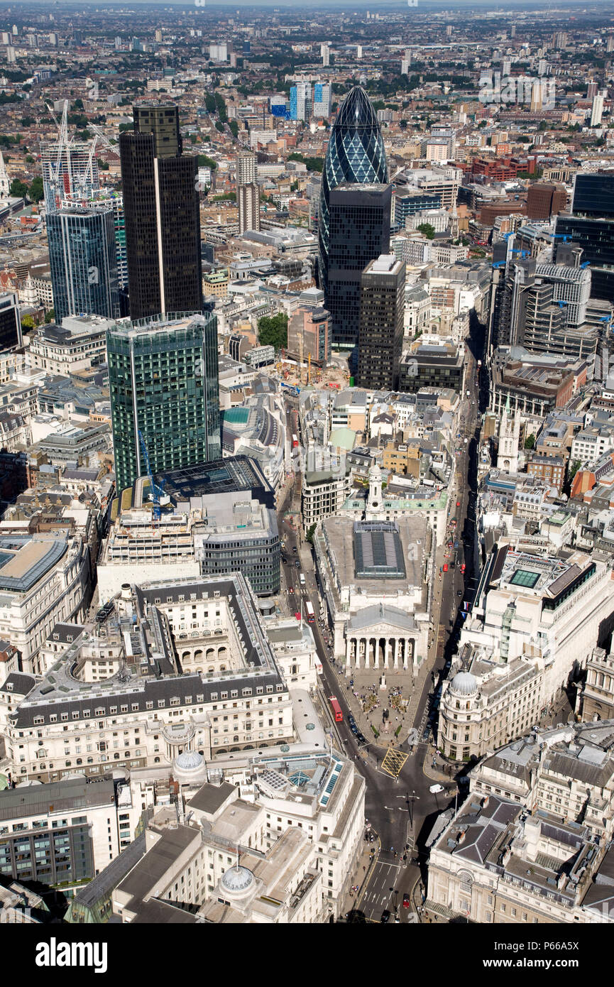 Lloyds london aerial hi-res stock photography and images - Alamy