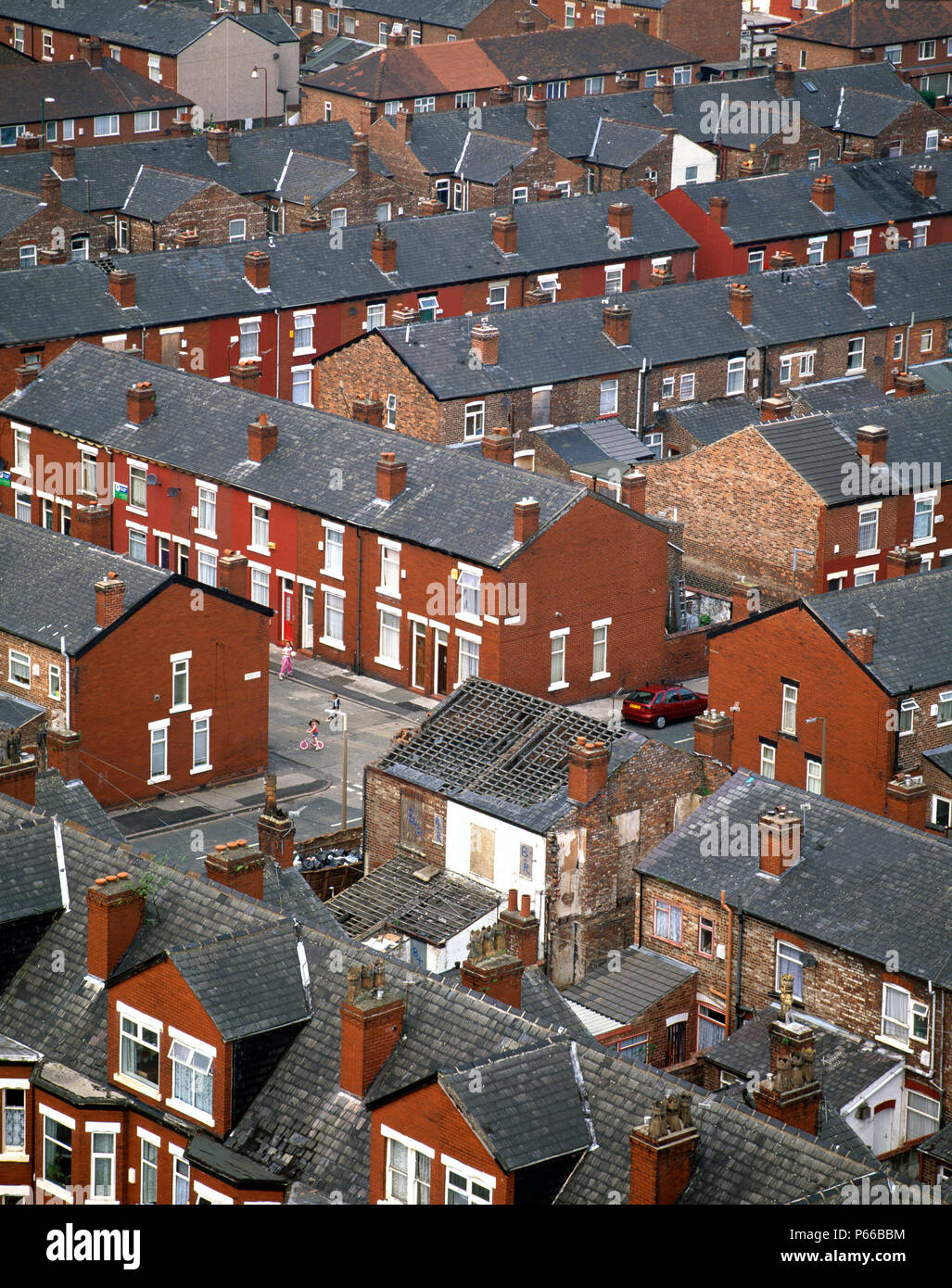 Terrace Housing Manchester Stock Photos & Terrace Housing Manchester