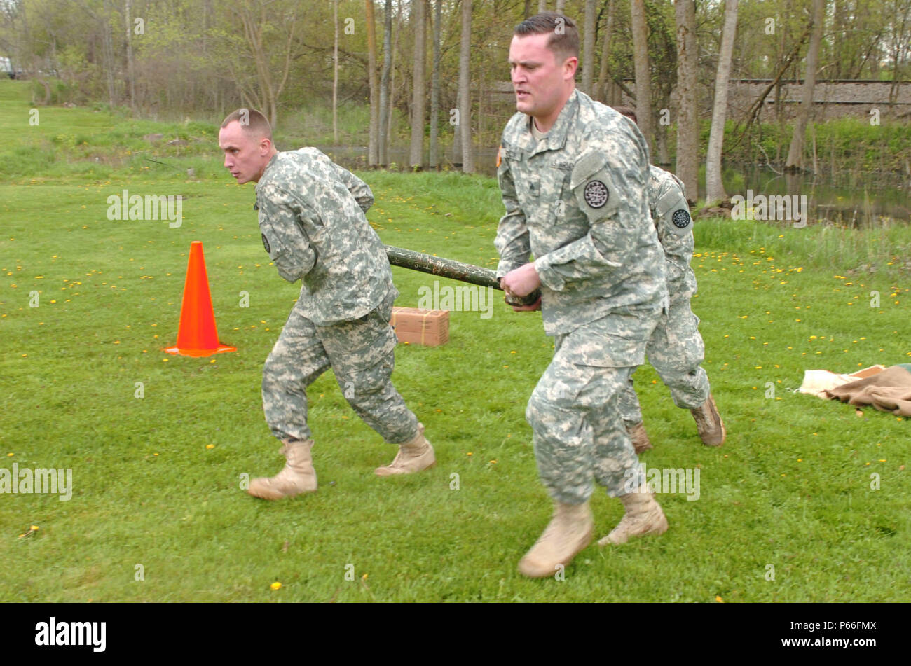 Soldiers of the 144th Military Police Company, 210th MP Battalion