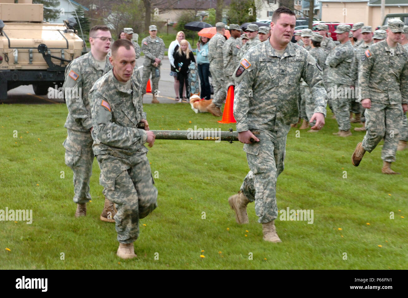 Soldiers of the 144th Military Police Company, 210th MP Battalion