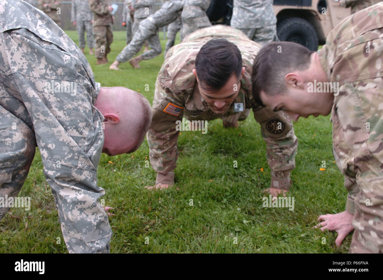 Soldiers of the 144th Military Police Company, 210th MP Battalion