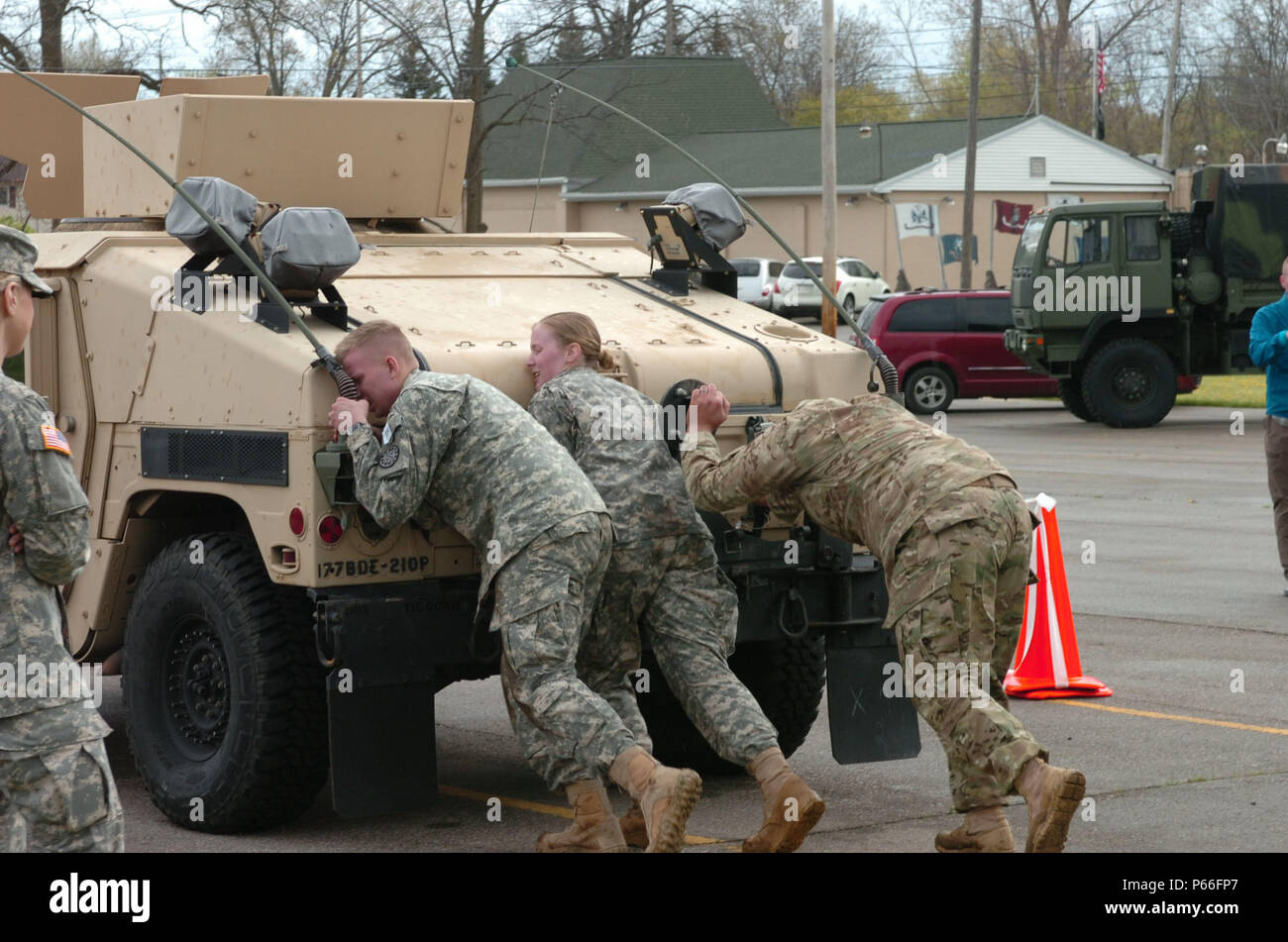 Soldiers of the 144th Military Police Company, 210th MP Battalion