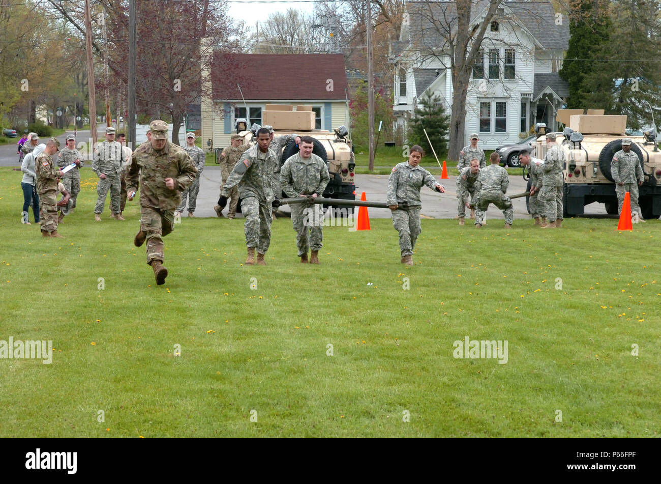 Soldiers of the 144th Military Police Company, 210th MP Battalion