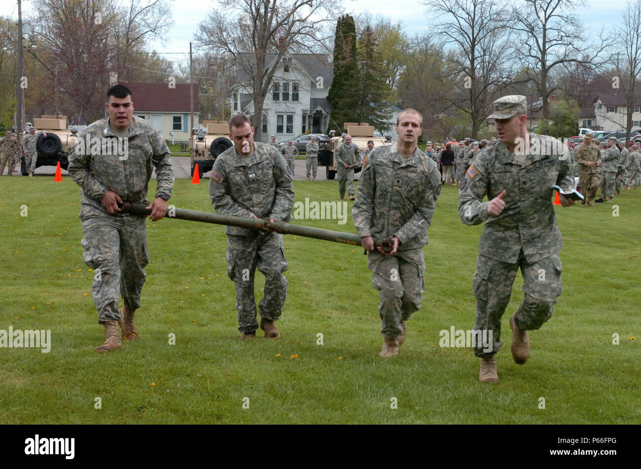 Soldiers of the 144th Military Police Company, 210th MP Battalion