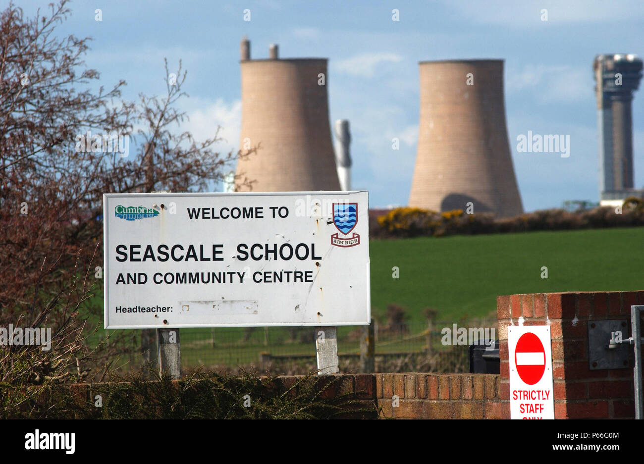 Nuclear Plant Sellafield was warned by EC it could face stiff penalties for not meeting stringent EC rules on nuclear waste. The dispute centres aroun Stock Photo