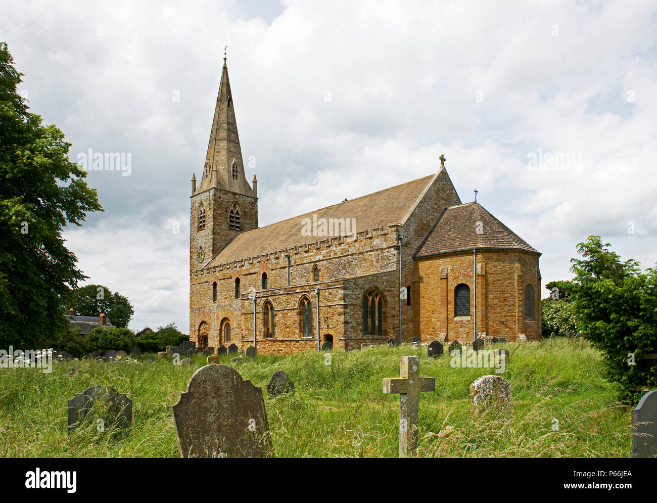 All Saints Church, Brixworth, Northamptonshire, England UK Stock Photo
