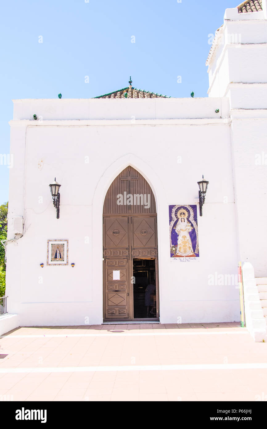 Iglesia de Nuestra Señora de las Maravillas maro catholic church Stock Photo