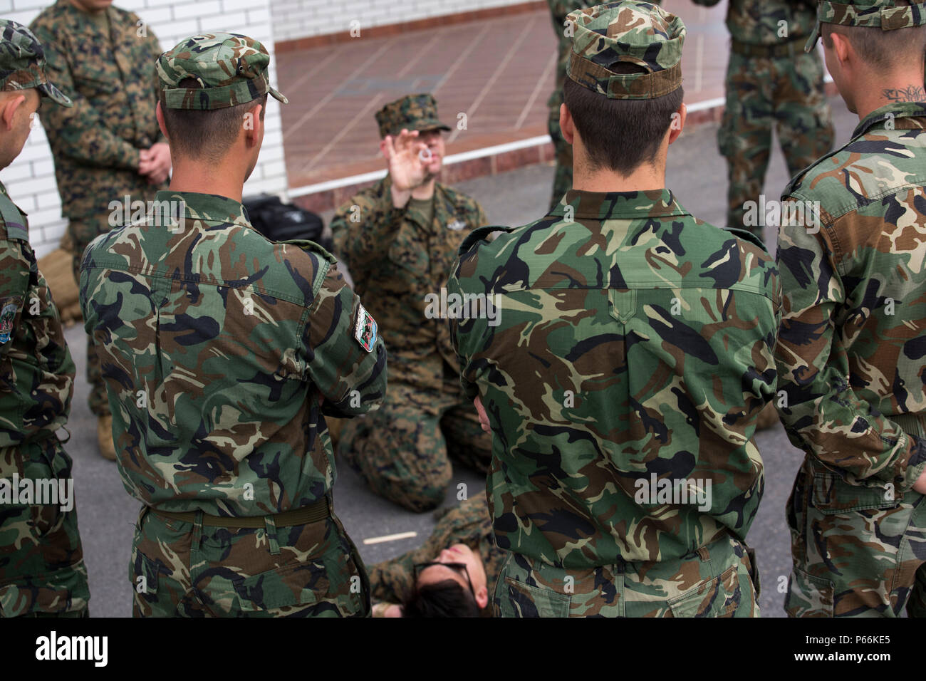 HM2 Christopher R. Miller, a hospital corpsman with 4th Law Enforcement ...