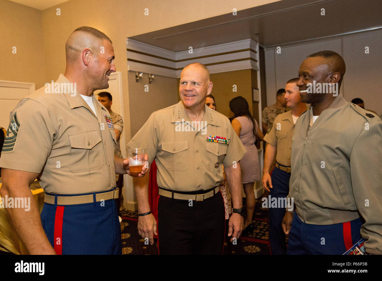 Commandant Of The Marine Corps Cmc Gen Robert B Neller Interacts With Marines After The Cmc