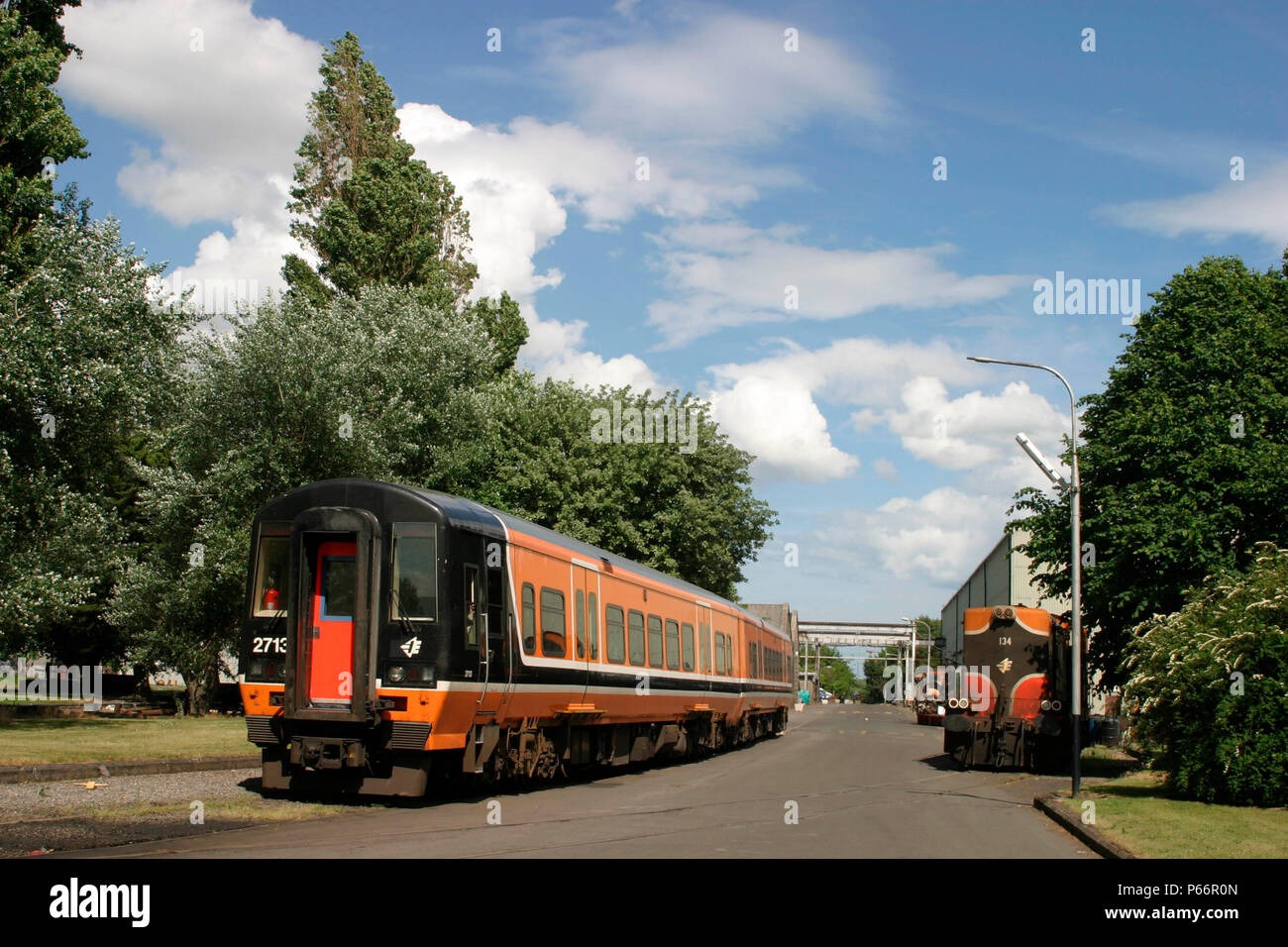 Iarnrod Eireann maintenance depot at Inchicore, Dublin. June 2004 Stock Photo