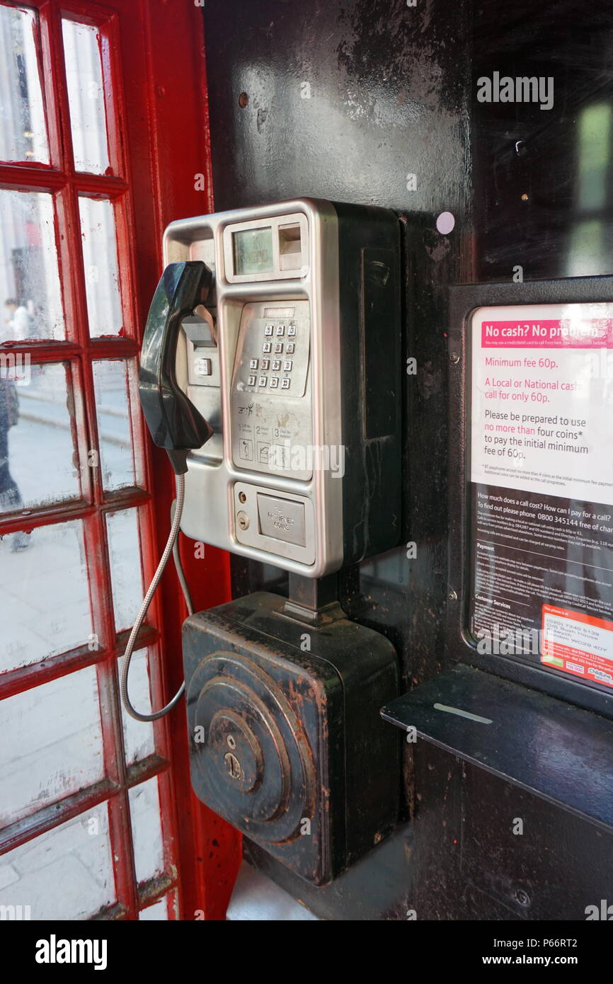 Old fashioned telephone booth hi-res stock photography and images - Alamy