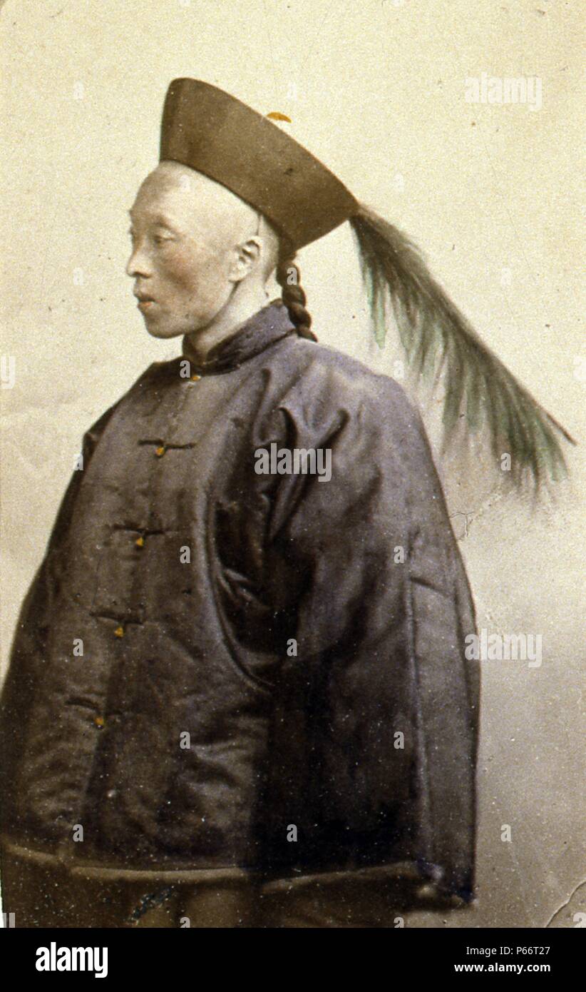 Portrait of a Chinese bureaucrat (Mandarin) by John Thomson, 18371921