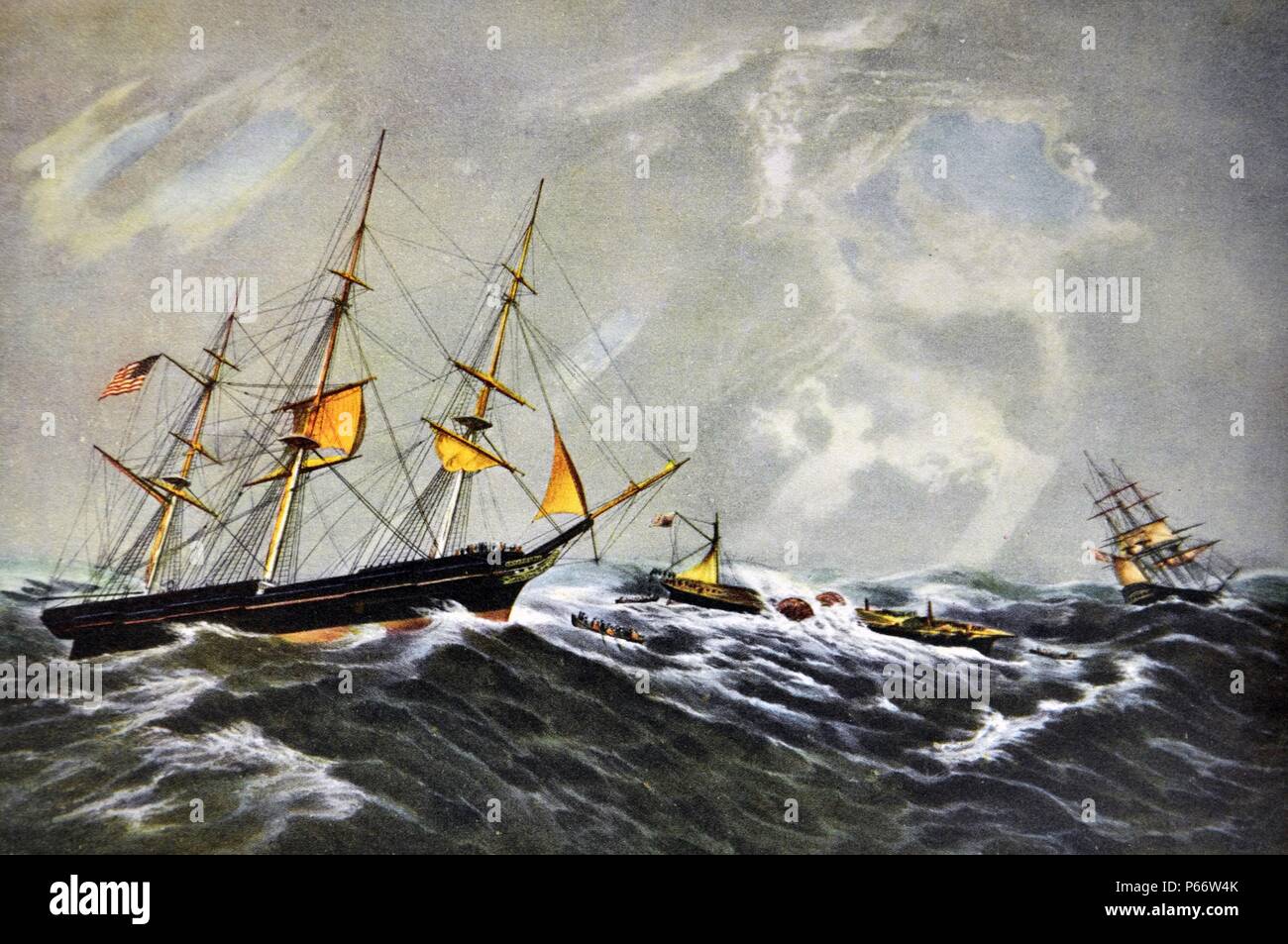 Steam ship 19th century hi-res stock photography and images - Alamy