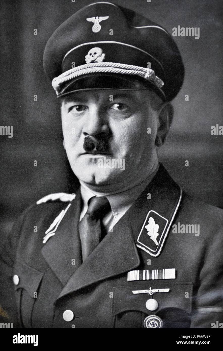 Julius Schreck (July 13, 1898 Munich – May 16, 1936) was an early Nazi Party member and also the first commander of the Schutzstaffel (SS). Stock Photo