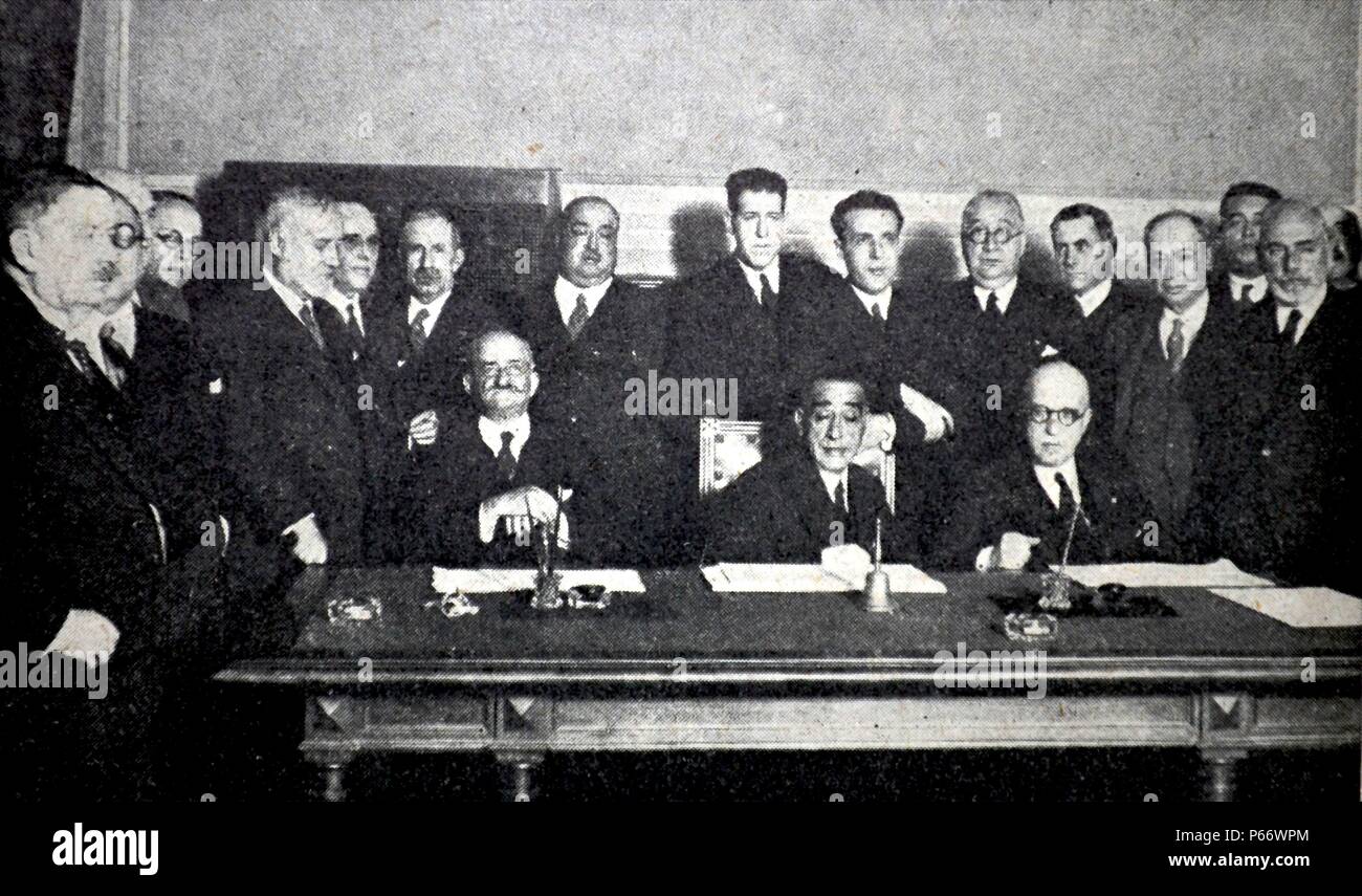 Spanish civil war: The agrarian minority Stock Photo