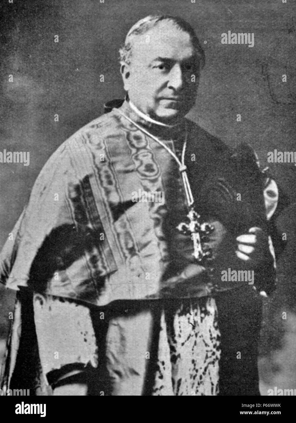 Eminence Cardinal Pietro Gasparri, Secretary of State of Pius XI Stock Photo