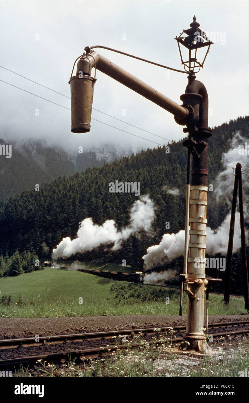 Studies of Austria's Iron Mountain Railway which operated between Vordernberg and the Steel Works at Donawitz, Motive power was entrusted to these Aus Stock Photo