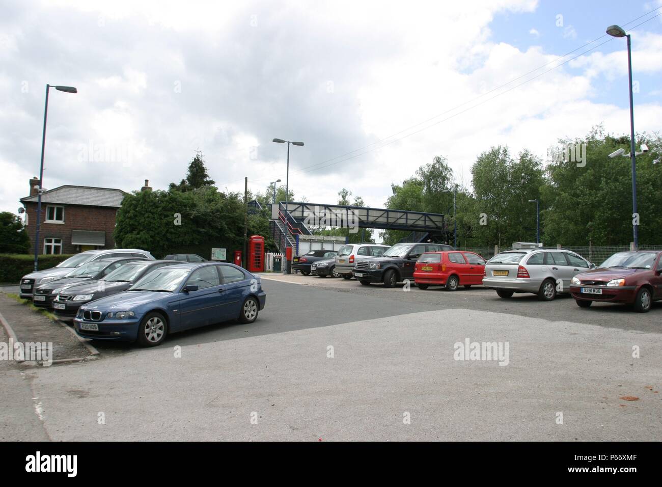 Car parking facilities at Lapworth station, Nottinghamshire. 2007 Stock