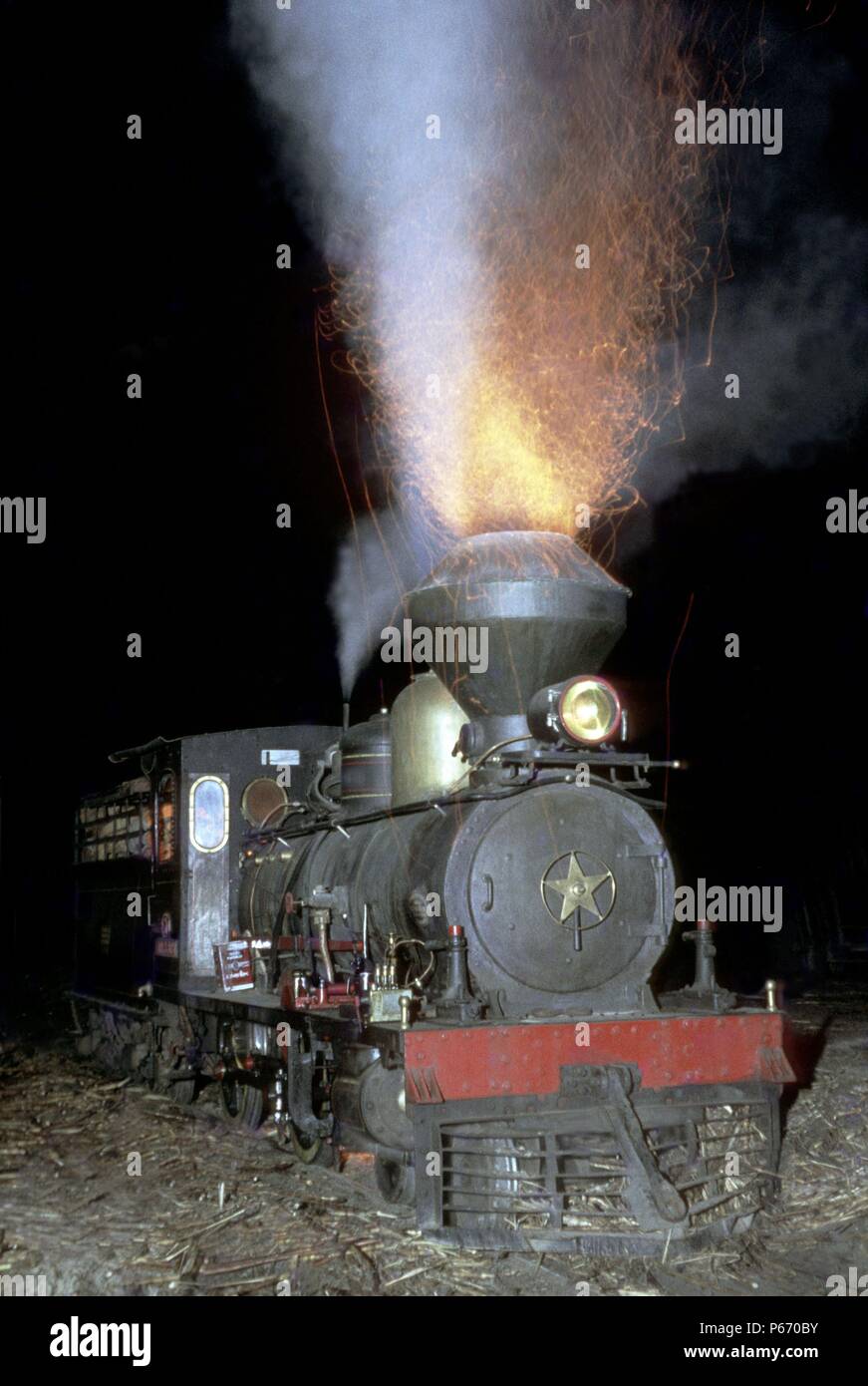 Steam train, Brasil, One of the last steam train linking Te…