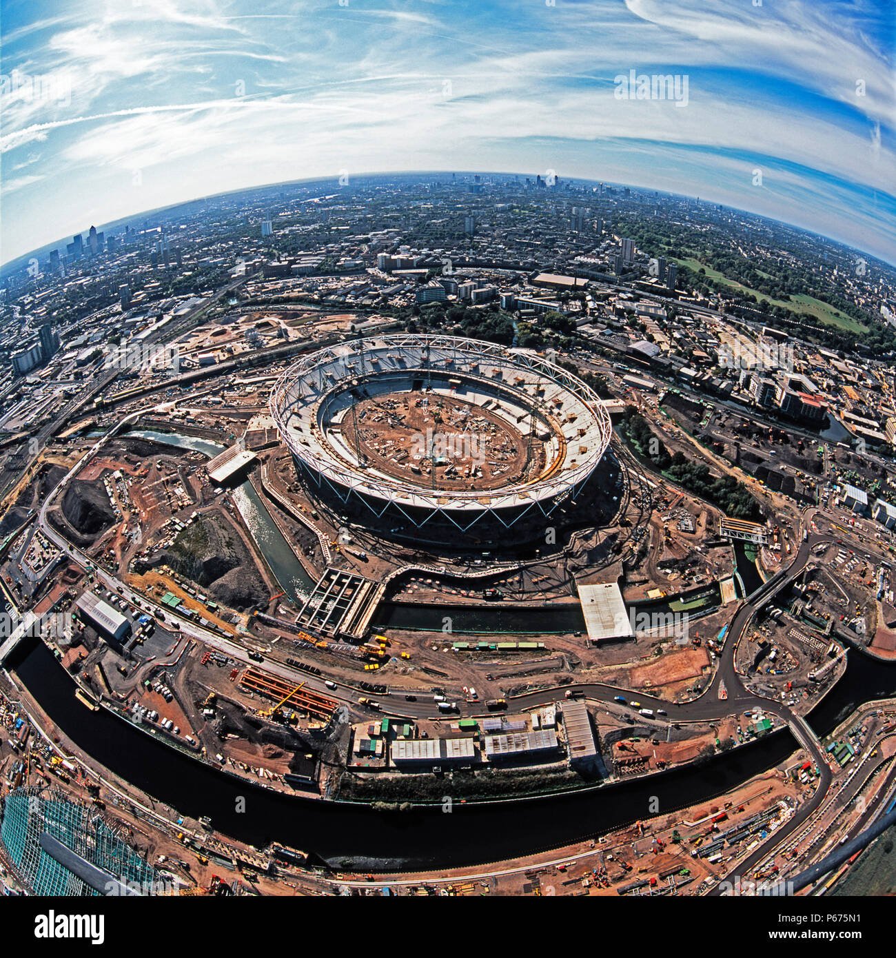 London fisheye aerial hi-res stock photography and images - Alamy