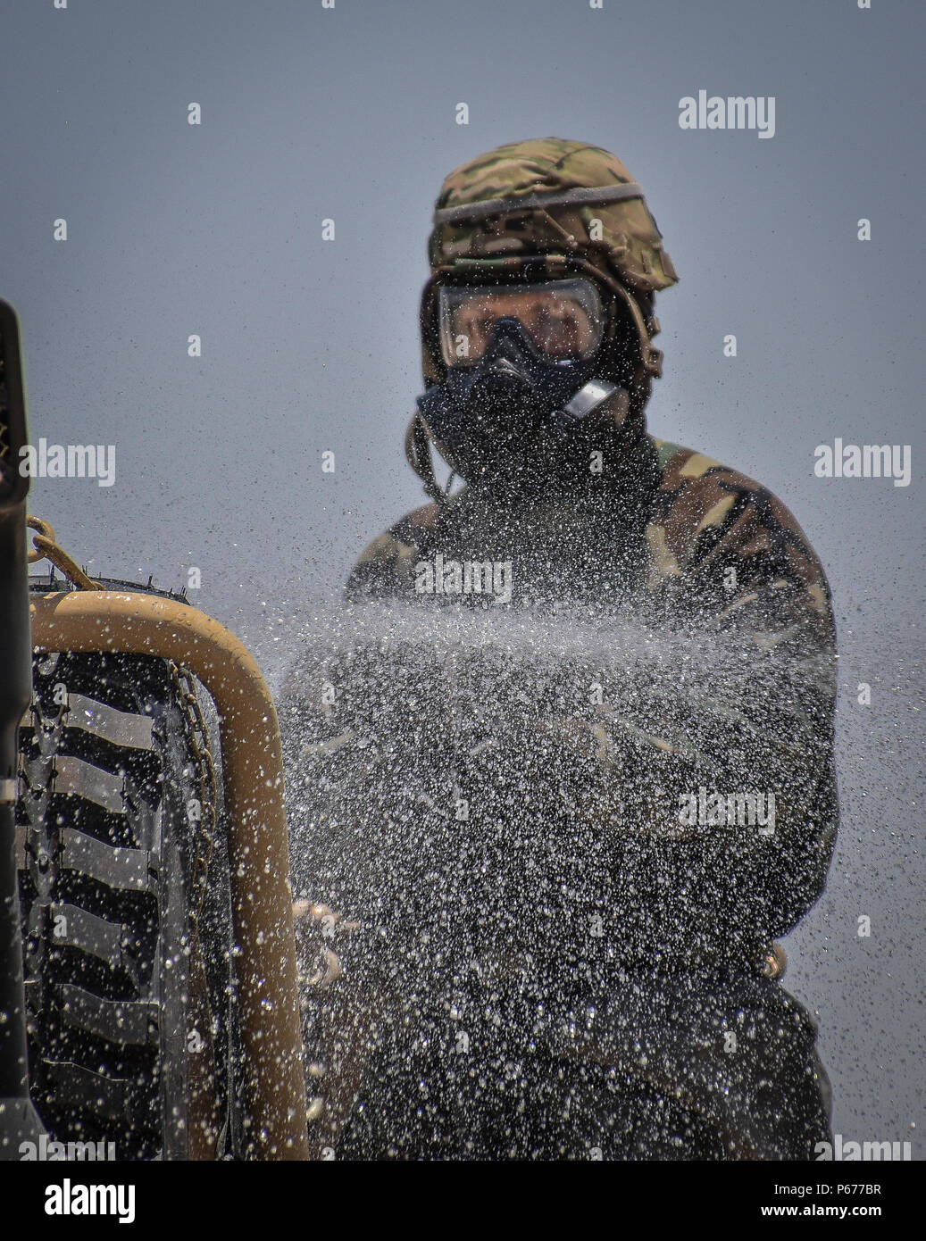 Chemical Army Rdi A U.S. Army Reserve soldier with the 369th Chemical Company performs ...