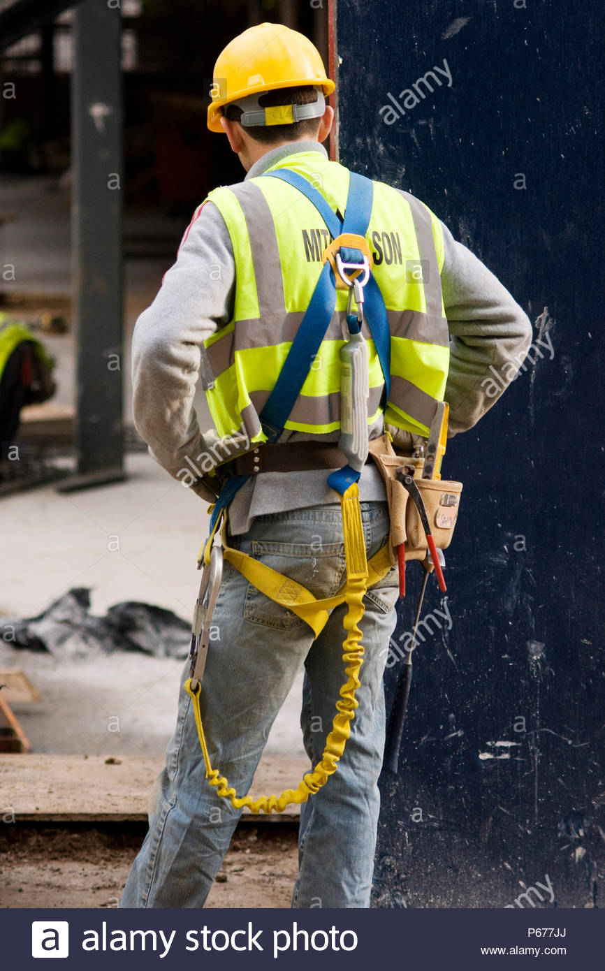 Safety Harness Construction Uk Stock Photos & Safety Harness